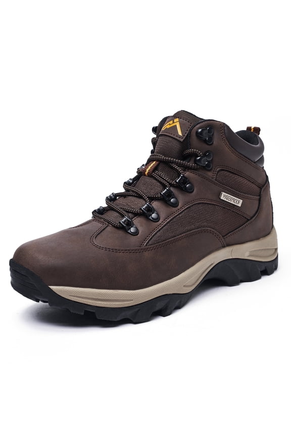 Men's Waterproof Hiking Boots Outdoor Relaxed Fit Lightweight Size 7-13.5