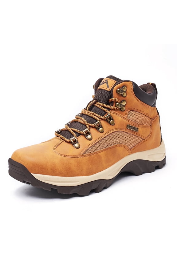 Men's Waterproof Hiking Boots Outdoor Relaxed Fit Lightweight Size 7.5-14
