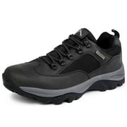 CC-Los Men's Waterproof Hiking Shoes Non Slip Work Shoes Comfortable Walking Size 7.5-14