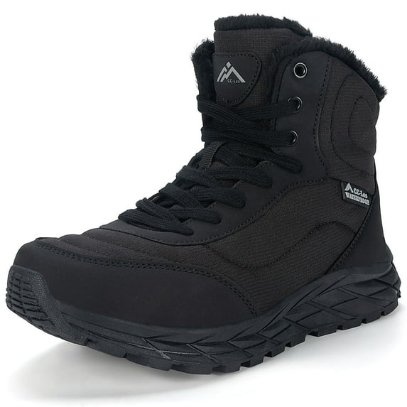 CC-Los Waterproof Winter Snow Boots for Women – Warm Outdoor Hiking Booties, Ladies' Work Shoes 5.5-10.5