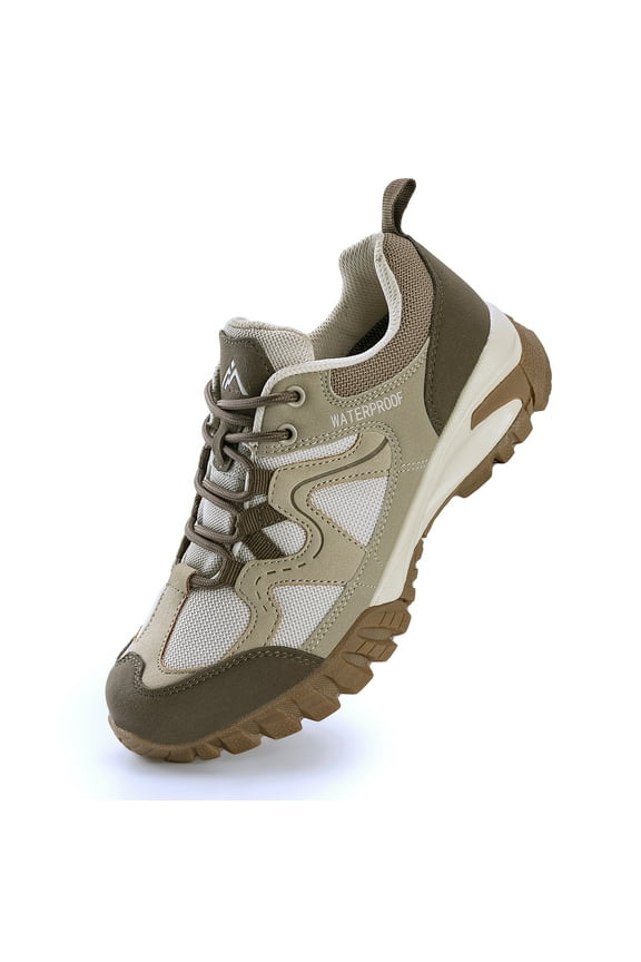 Women's Waterproof Hiking Shoes Lightweight Breathable Walking Shoes for Outdoor Climbing Size 5.5-10.5