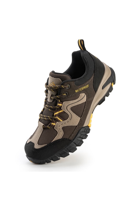 Women's Waterproof Hiking Shoes Lightweight Breathable Walking Shoes for Outdoor Climbing Size 5.5-10.5