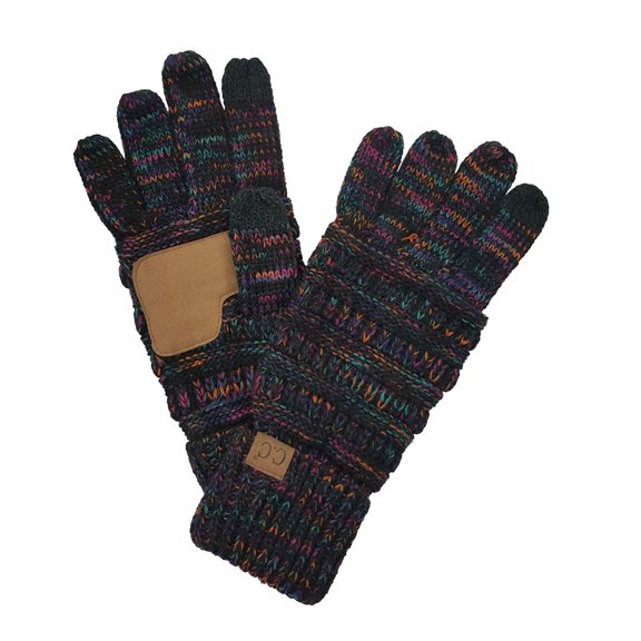 CC Multi-Color Touchscreen Gloves Four-Tone