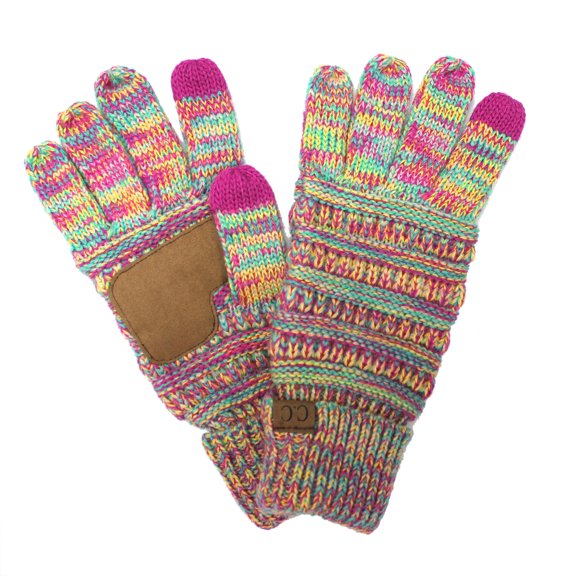 CC Multi-Color Touchscreen Gloves Four-Tone