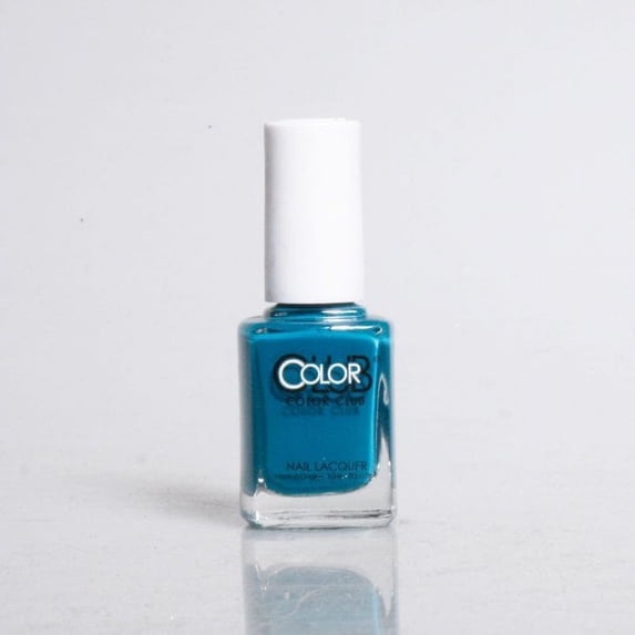 Color Club Nail Lacquer Teal for Two, Teal Color 0.5 fl oz 15 mL
