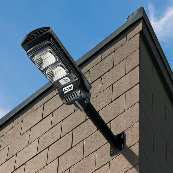 CC Outdoor Living 19" Black Classy Caps Solar Security Street Light