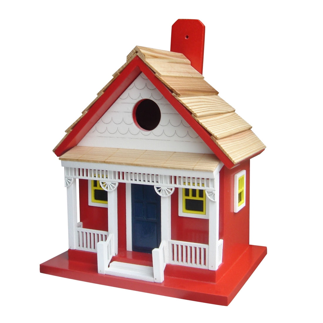 CC Outdoor Living 8.75" Red and White Capitola Cottage Outdoor Garden