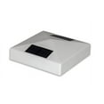 thumbnail image 1 of CC Outdoor Living Set of 2 White Pyramid Solar Post Caps for 5x5 Fence Post, 1 of 1