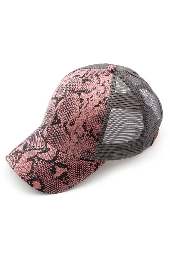 CC Popular Pattern Pony Trucker Cap