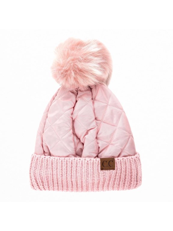 CC Quilted Pom Beanie