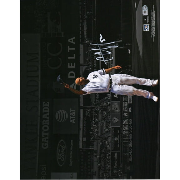 CC Sabathia New York Yankees Autographed 11" x 14" Cap Tip Spotlight Photograph - Fanatics Authentic Certified