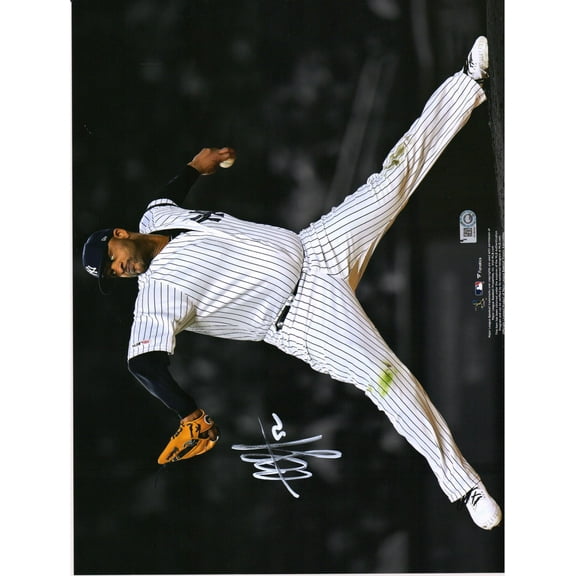 CC Sabathia New York Yankees Autographed 11" x 14" Final Start Throwing Spotlight Photograph - Fanatics Authentic Certified