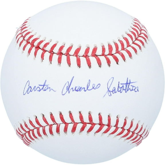 CC Sabathia New York Yankees Autographed "Carsten Charles Sabathia" Baseball - Fanatics Authentic Certified
