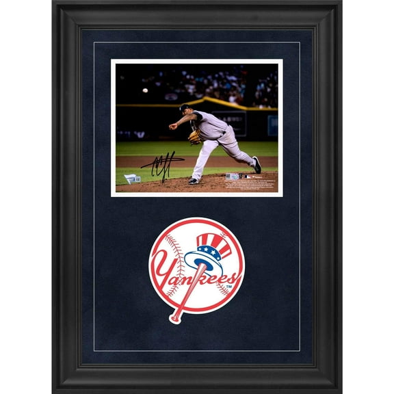 CC Sabathia New York Yankees Deluxe Framed Autographed 8" x 10" 3000th Strikeout Photograph