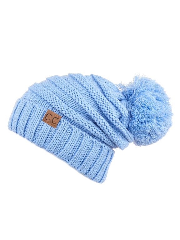 CC Slouchy Yarn Pom Beanie