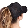 thumbnail image 1 of CC Solid Mesh Pony Cap, 1 of 2