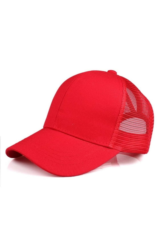 CC Solid Mesh Pony Cap