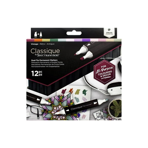 CC Spectrum Noir Classique Alcohol Markers 12pcVin