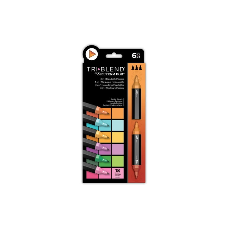CC Spectrum Noir TriBlend Marker Set 6pc Exotic