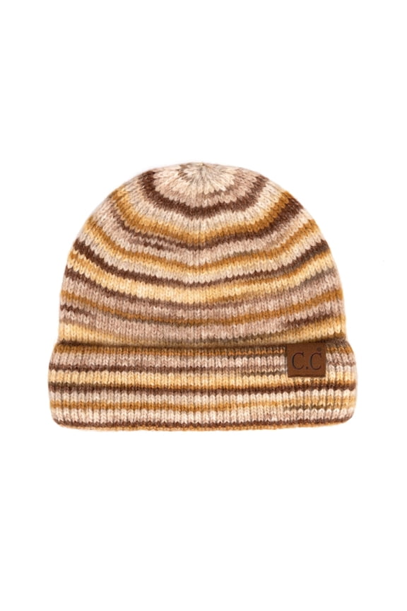 CC Stripe Color Block Beanie