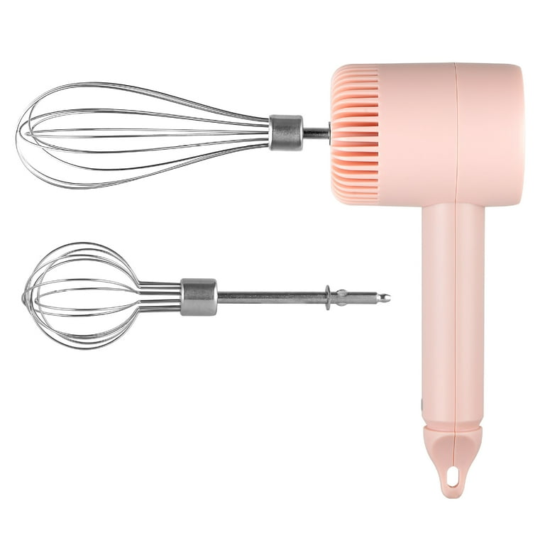 Mini Cordless Electric Egg Beater HandHeld USB Rechargeable Food Blender  Milk Frother 3 Speed Cream Food Cake Mixer