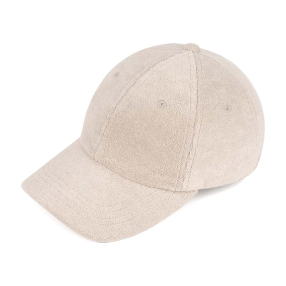 CC Terry Cloth Women Baseball Trucker Cap Low Ponytail Hat