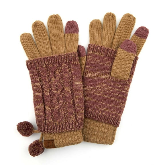 CC Touchscreen Glove w/ Cuff & Tassel