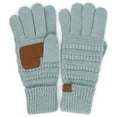 thumbnail image 1 of C.C Touchscreen Winter Gloves for Women, Winter Mint, 1 of 5