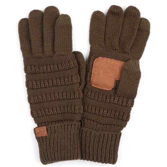 C.C Touchscreen Winter Gloves for Women, New Olive