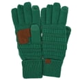 thumbnail image 1 of C.C Touchscreen Winter Gloves for Women, Sea Green, 1 of 6