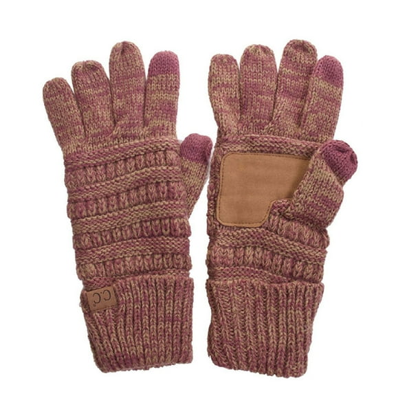 CC Two-Tone Touchscreen Gloves