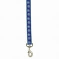 thumbnail image 1 of Casual Canine ZA8861 44 19 4 ft. x 0.62 in. TwoTone Pawprint Lead, Blue, 1 of 5