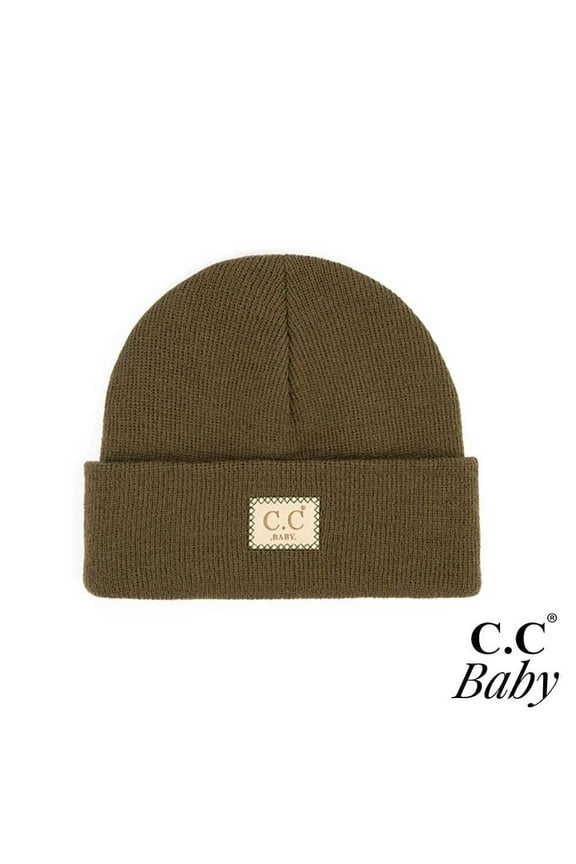 CC Unisex Knit Baby Newborn - 9 Months Beanie in Pale Pink - Soft, Warm Hats for Babies and Toddlers - Cozy Winter Wear