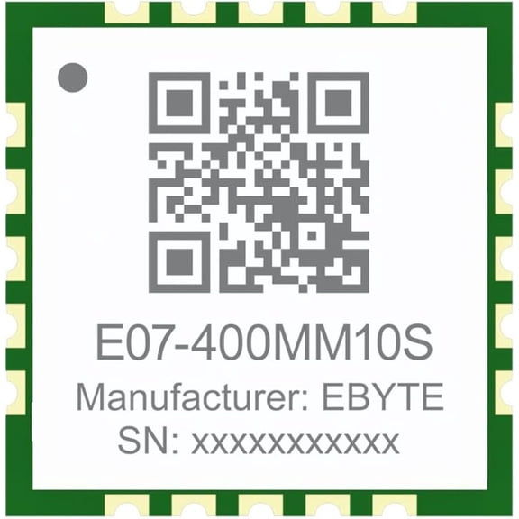 CC1101 433MHz Wireless Module SPI E07-400MM10S 10dbm 1.5KM RX TX FIFO LQI RSSI Small Size SMD Stamp Holes Antenna