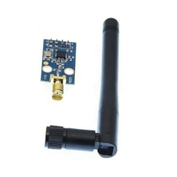 CC1101 Wireless Transceiver Module with SMA Antenna Wireless Transceiver Module for 433MHZ Enhance the Signal,1 * CC1101 wireless module 1 * antenna,Black