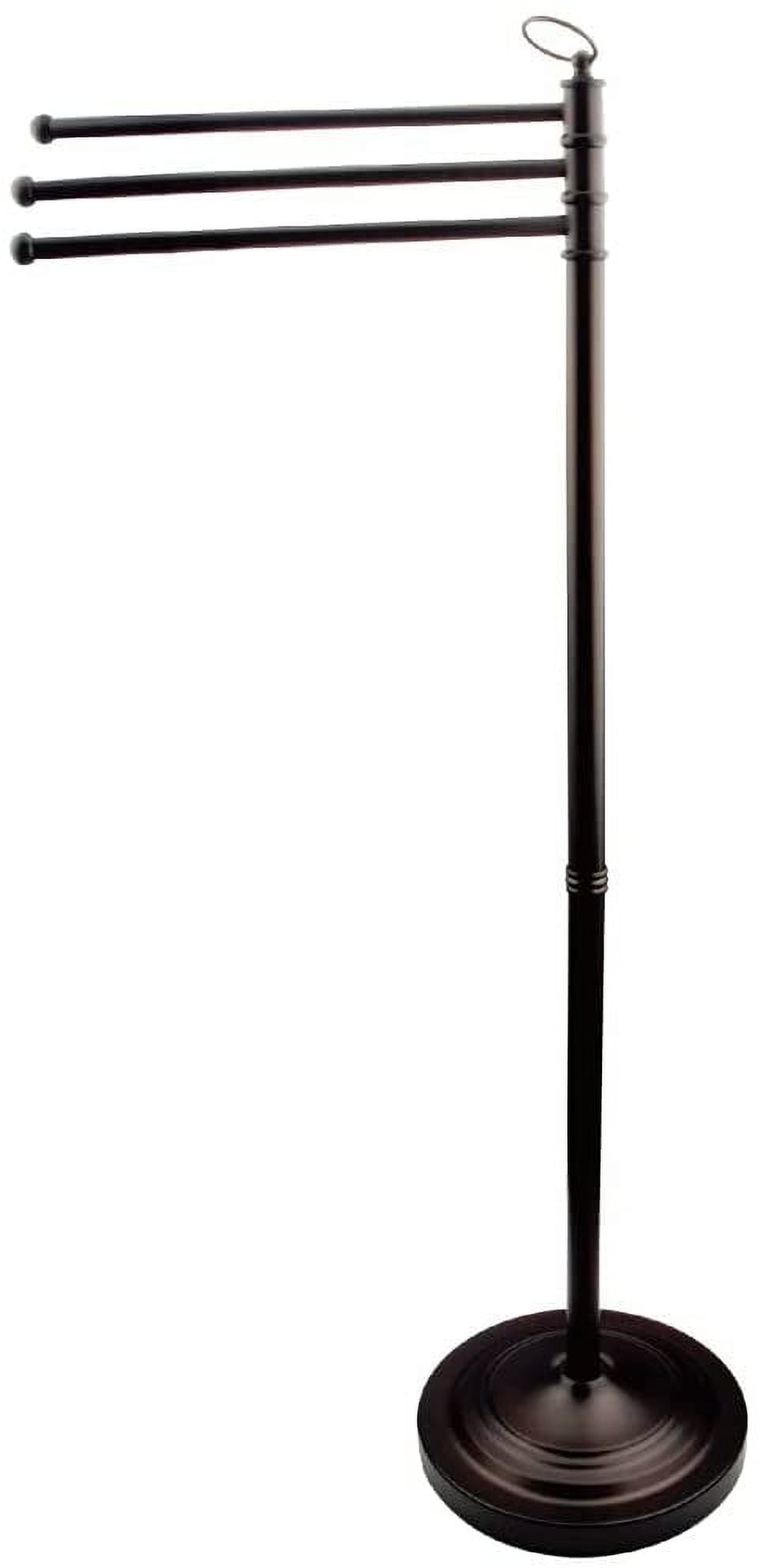 Oil Rubbed Bronze Freestanding Triple Towel Rack