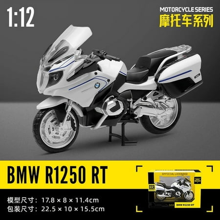 CCA 1:12 BMW R1250RT Motorcycle Alloy Diecast Model Simulation Collect Hobby Model Ornaments Gift For Friend Boys Display