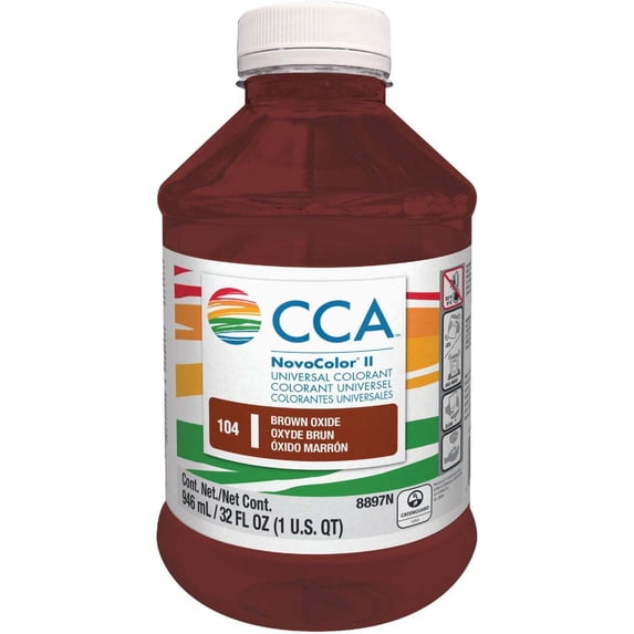 Valspar NovoColor II Paint Colorant, Brown Oxide, 1 Qt. 076.008897N.005