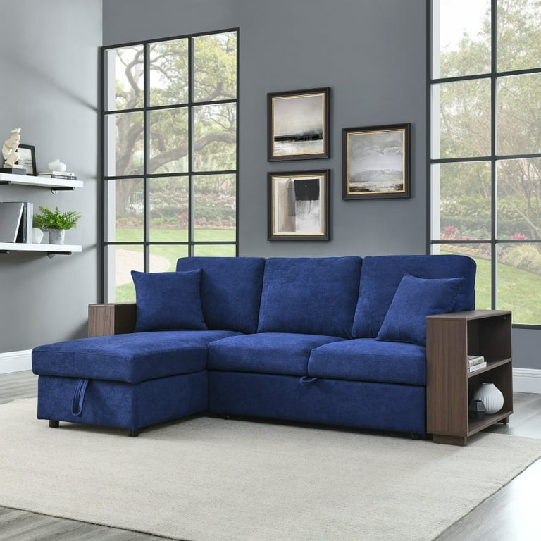 Sleeper deals sectional blue