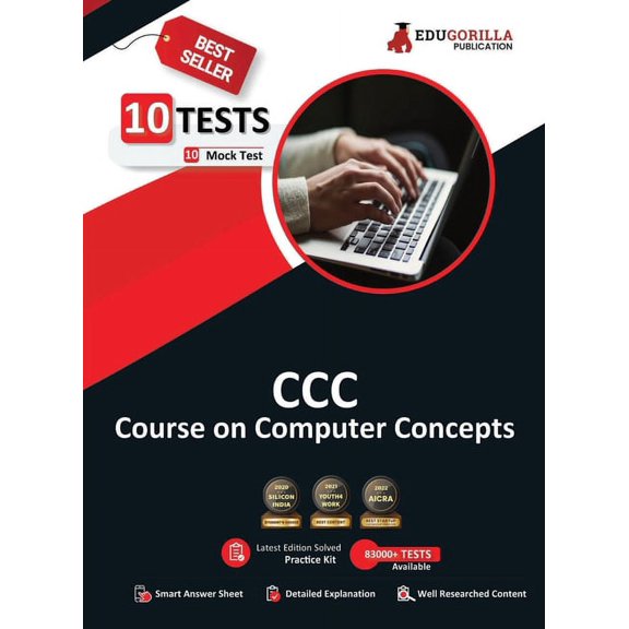CCC Book 2023: Course on Computer Concepts Based on NIELIT (English Edition) - 10 Full Length Mock Tests (1000 Solved Ob, (Paperback)