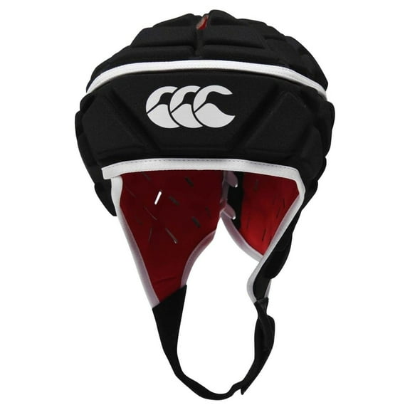 CCC Raze Headguard, Scrum , Full Coverage, Soft-Edged Chin Strap, Designed Holes Aid Ventilation, Foam Padding