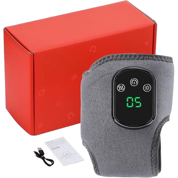 CCCHCY Heated Foot and Ankle Massager with 5 Heat Levels & 3 Vibration Modes, for Neuropathy, Pain Relief and Improved Circulation, Portable Foot Massager