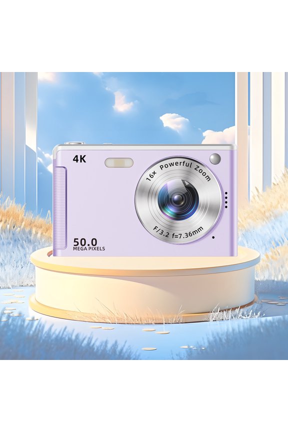 CCD 1080p HD Macro Digital Camera With 2.8‑Inch Screen, 16× Auto Focus, 4K Support, 2400W CMOS, 50MP Interpolation, Up To 32GB Storage, 1000mAh Battery, Compact Pocket Build, Selfie Beauty, Gift Use