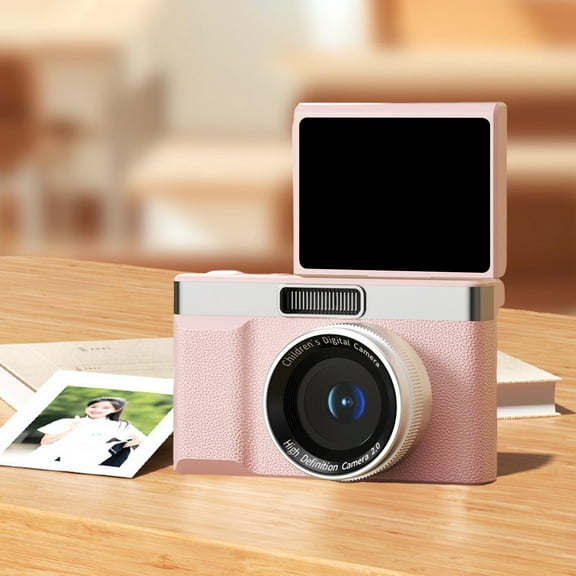 CCD HD Digital Camera with Swivel Screen, New, Style-hd-215, Pinks