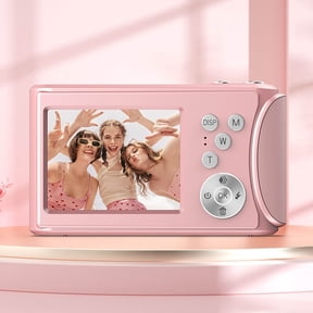 CCD Student Digital Camera With 18x Digital Zoom, 2.4‑Inch Color Screen, Up To 50MP Interpolation, 1080p Recording, Night Vision Flash, Face Detect, MicroSD Up To 64GB, Rechargeable, Compact Portable