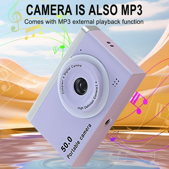 CCD Style 4K HD Student Party Portable Vintage Card Camera, Mobile Phone Compatible Photography Device
