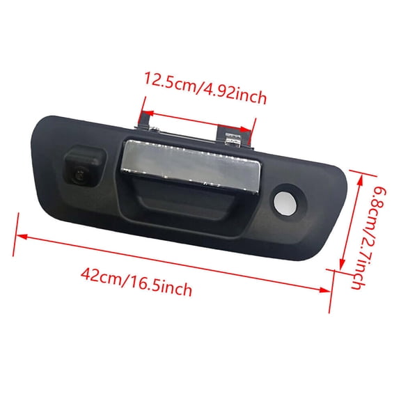 CCD tailgate handle rearview backup camera suitable for Nissan Navara D23 NP300 2015-18-