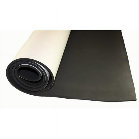 CCE251-8X1-50T 1 in. x 50 ft. Closed Cell Foam Strip - 0.125 in. Thickness, Black