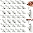 thumbnail image 1 of CCF 150pcs Curtain Clips, Small Curtain Hangers Clip with Hooks for Shower,Photo,Home Decoration, 1 of 9