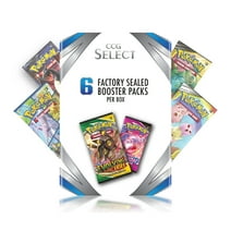 CCG Select | 6 Packs of Pokemon Trading Card Game Booster Pack Bundle (6 Random Pokemon TCG Booster Packs)
